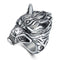 Bague Loup Tête de Loup Acier